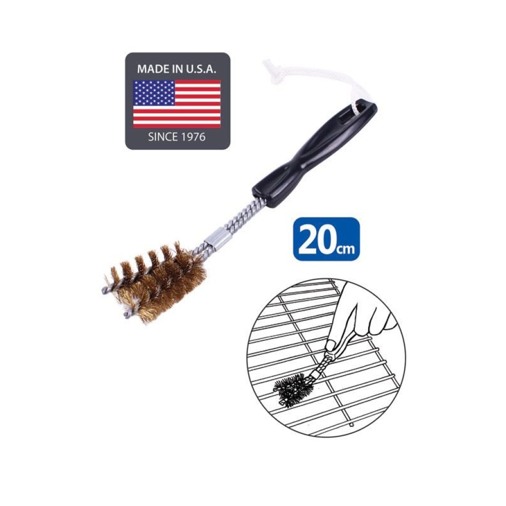 BBQ BRUSH BRASS SPIRAL SHORT V SHAPED KLEANKING